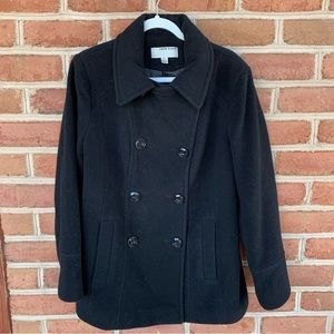 Double breasted wool blend coat by Anne Klein   size XL